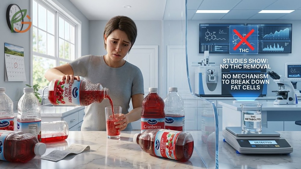 How much cranberry juice should I drink to detox analysis showing 8 to 64 ounces daily fails to clear metabolites.