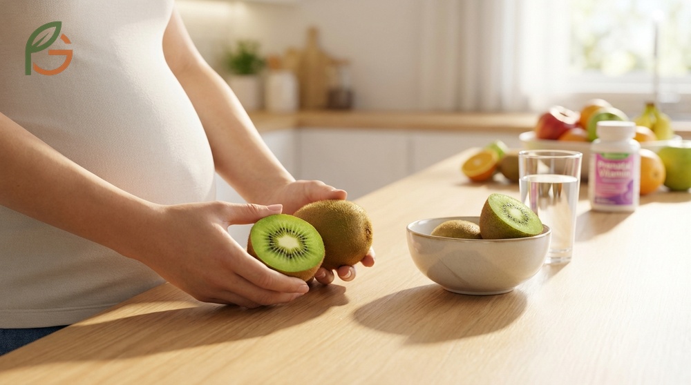 How many kiwis to eat per day pregnancy guidelines suggest one to two fruits for optimal nutrient absorption.