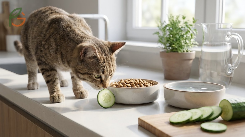 Are cucumbers good for cats by providing supplemental hydration for the 50-70ml per kg daily requirement.