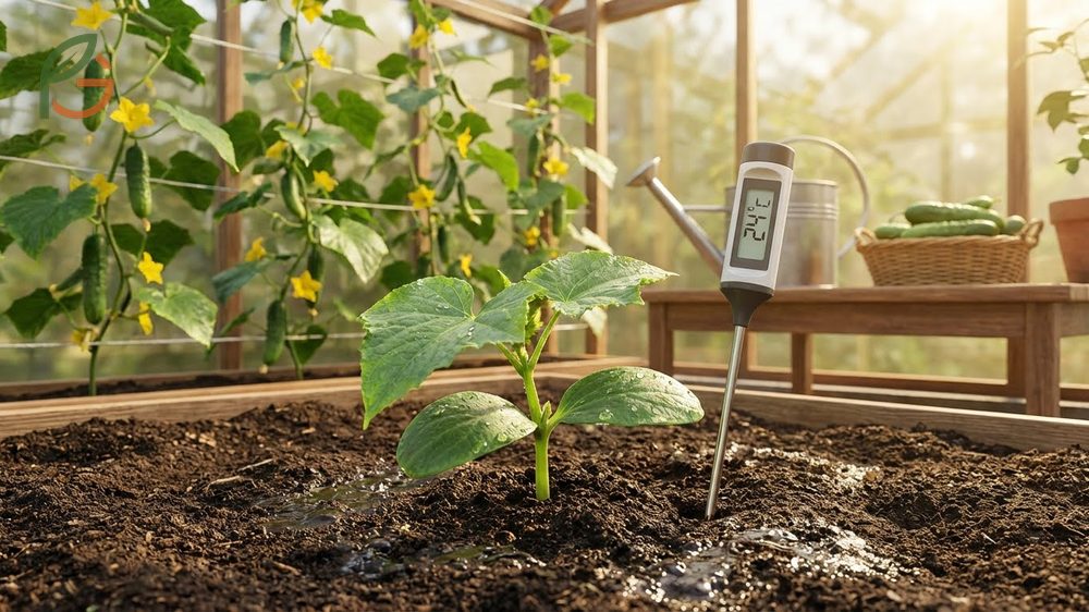 Growing cucumbers requires warm temperatures above 70 degrees Fahrenheit and consistent moisture to produce healthy fruit.