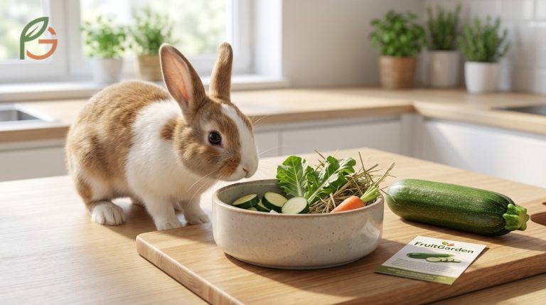 Can rabbits eat zucchini safely as part of a balanced diet containing hydration and fiber for optimal digestive health.