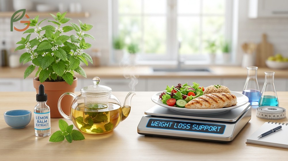 Does lemon balm help you lose weight by improving sleep quality and reducing stress eating over 8 weeks.