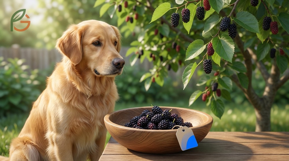 Can dogs eat mulberries depends on whether the fruit is fully ripe as green berries contain toxic sap.