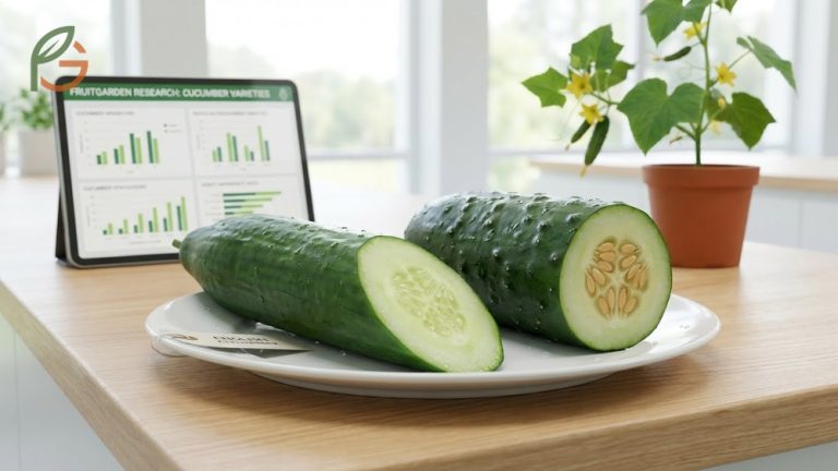 English cucumber vs regular cucumber showing visual differences in size and plastic packaging requirements for shelf life.