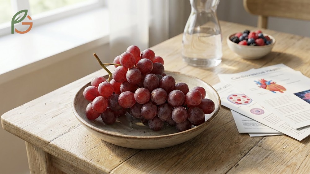 Are red grapes good for health involves eating 1 to 2 cups daily for hydration and nutrient density.