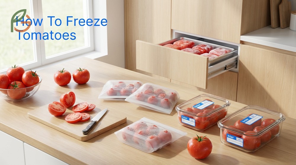 How to freeze tomatoes by selecting firm Roma or San Marzano varieties for the best sauce texture.