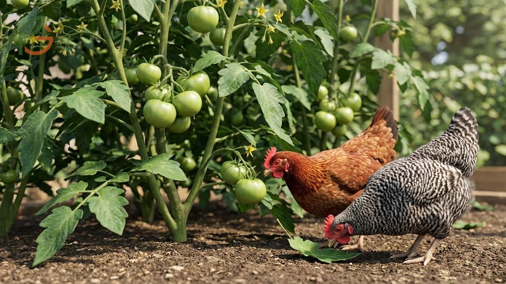 Toxic tomato parts to avoid include green leaves and stems containing dangerous solanine.