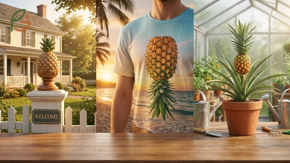 What Does a Pineapple Mean in home decor versus the swinging lifestyle signal of upside down fruits.