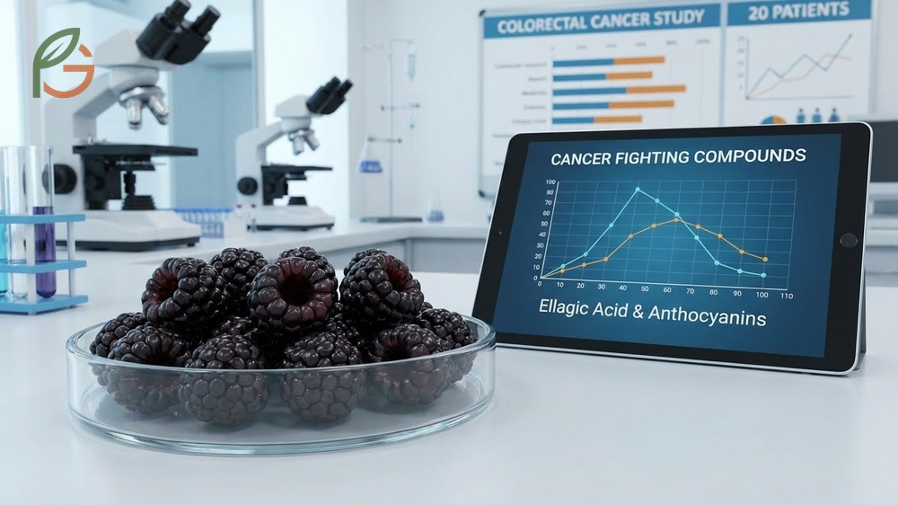 Cancer fighting compounds in black raspberries inhibiting tumor growth in oral and colon cancer models.
