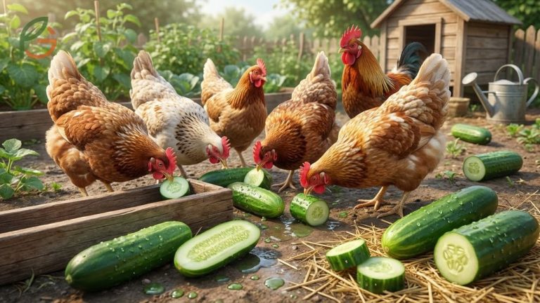 Can chickens eat cucumbers including seeds and peels to support hydration with 95% water content.