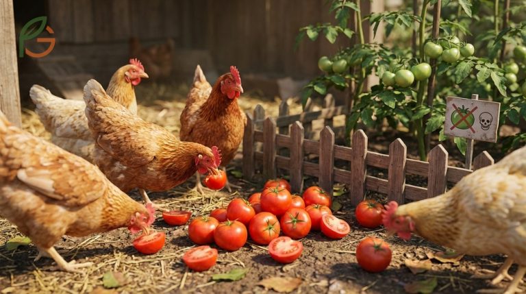 Can chickens eat tomatoes guide covering safe ripe fruit feeding and toxic plant dangers for poultry.
