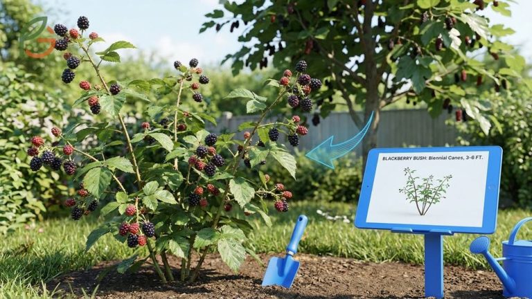 Do blackberries grow on trees explanation clarifying they grow on biennial canes and bushes rather than woody trunks.