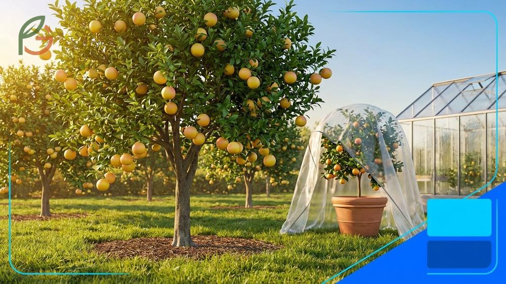 Growing grapefruit trees in USDA zones 9 to 11 requires consistent warmth above 15 degrees Celsius for healthy development.