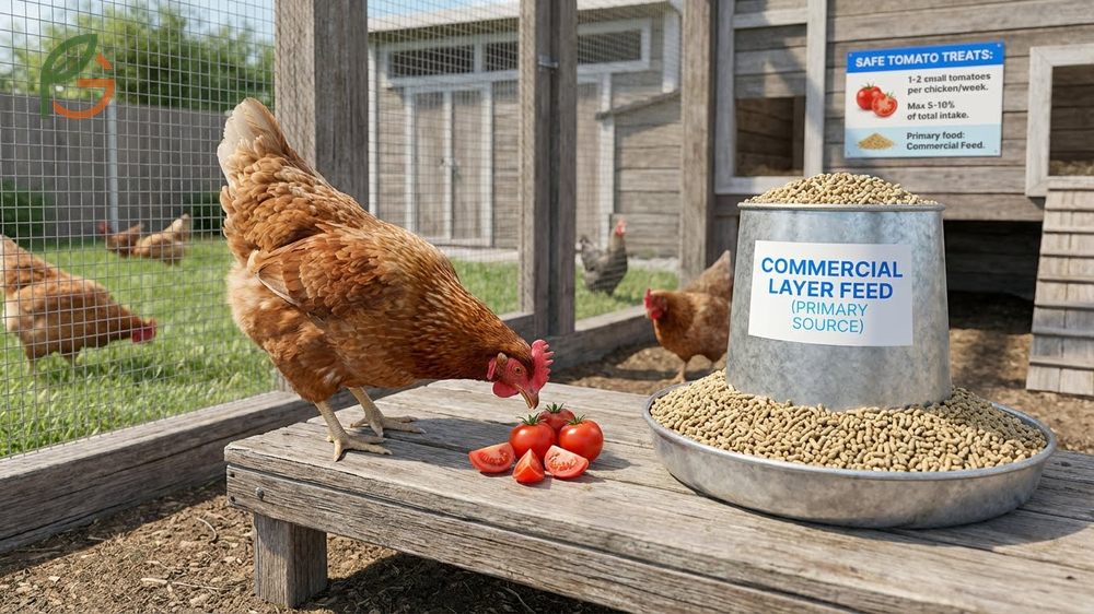 Safe feeding amounts suggest limiting cherry tomatoes to one or two per chicken weekly.