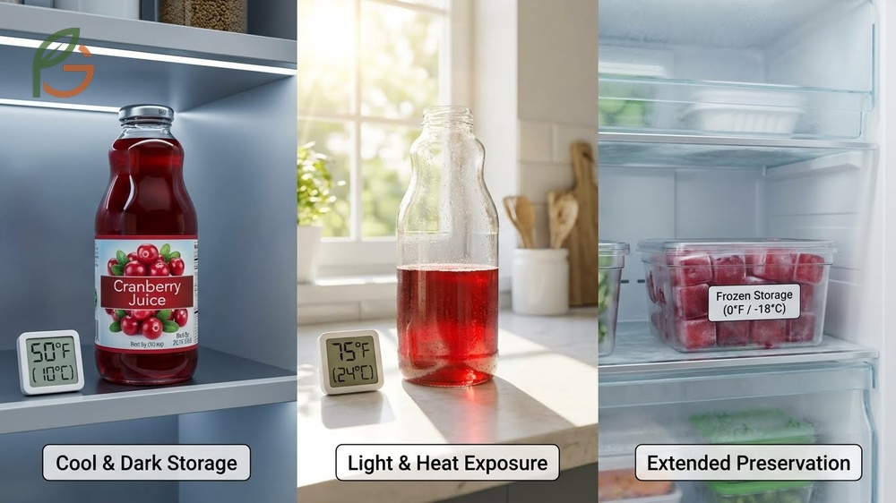 How long does cranberry juice last analysis stating opened bottles spoil within 7 to 10 days in the fridge.