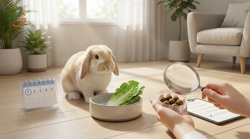 Feeding rabbits safely involves introducing one new food every three to five days to monitor for signs of digestive upset.