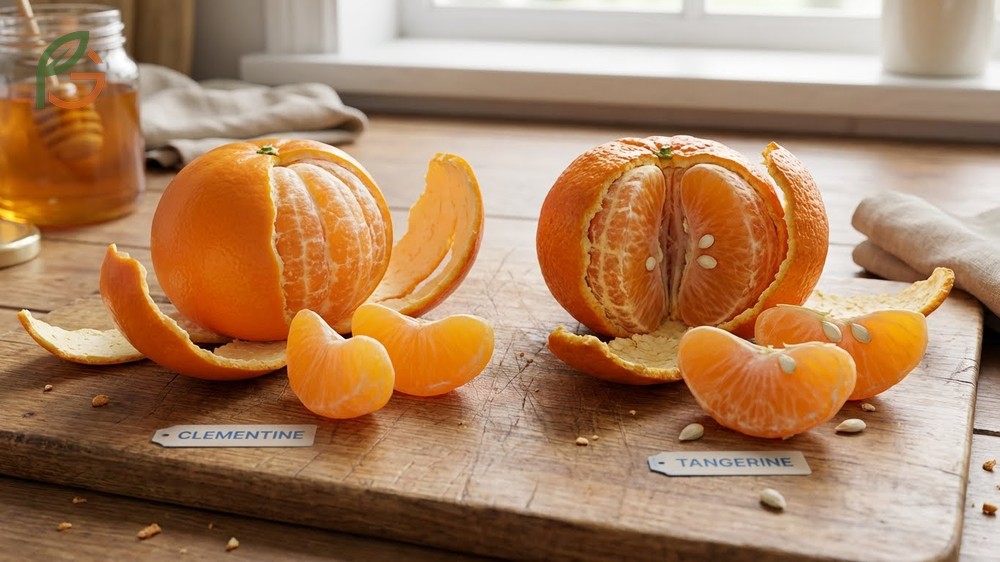Clementine vs mandarin vs tangerine facts explain that clementines are usually seedless and easier to peel.