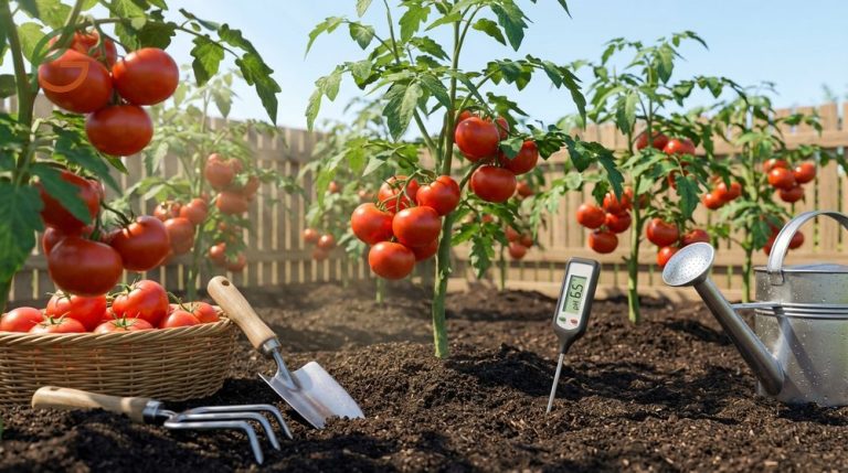 How to grow tomatoes successfully with proper soil preparation and consistent watering methods.