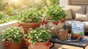 Growing Strawberries in Pots: The Complete Container Guide