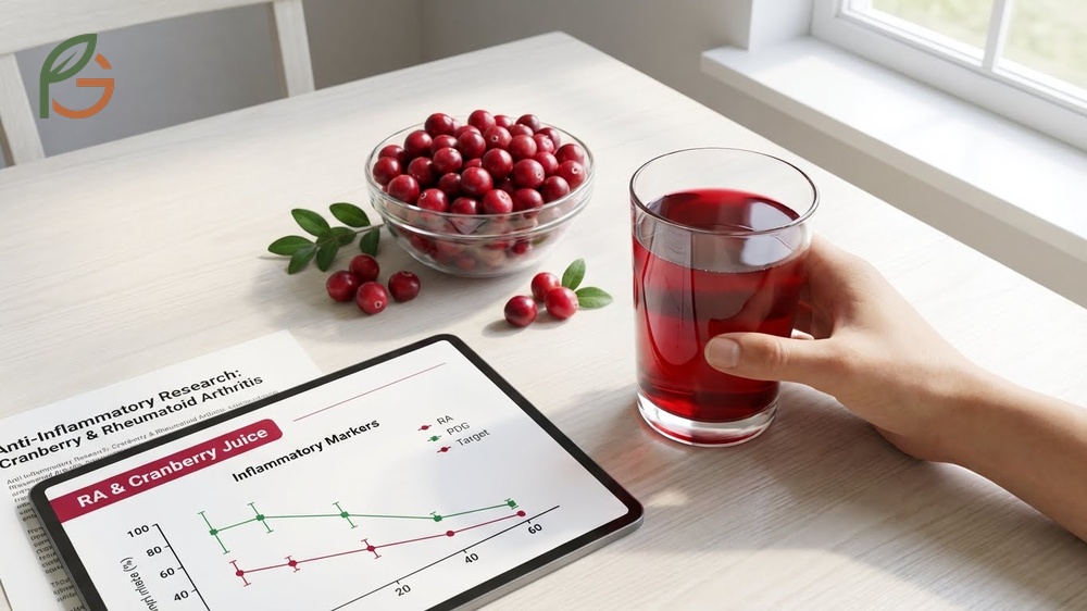 Is cranberry juice anti inflammatory showing antioxidants help rheumatoid arthritis but may not benefit gout.