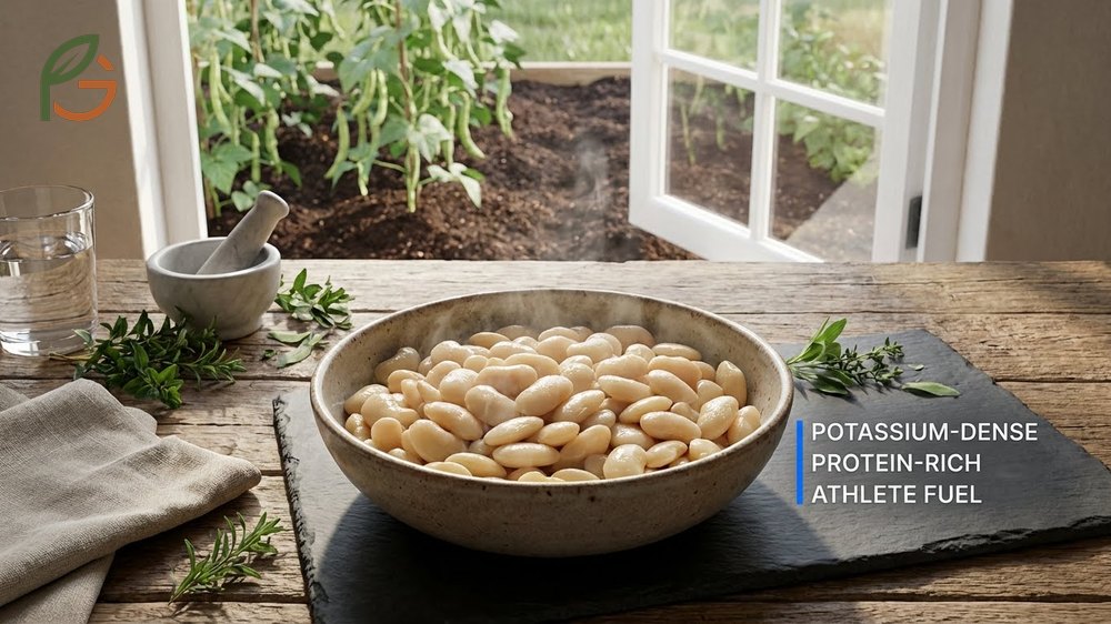 White beans nutrition facts highlight 955mg of potassium per cup alongside avocados for heart health.