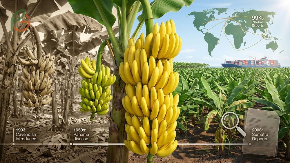 Cavendish banana history reveals the shift from Gros Michel due to Panama disease vulnerability.