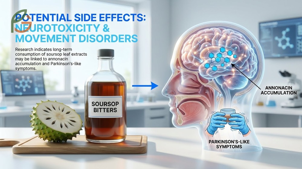 Soursop bitters side effects warning about interactions with blood pressure medication and pregnancy safety.