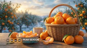 When are tangerines in season is typically from November through May with peak harvest between October and January.