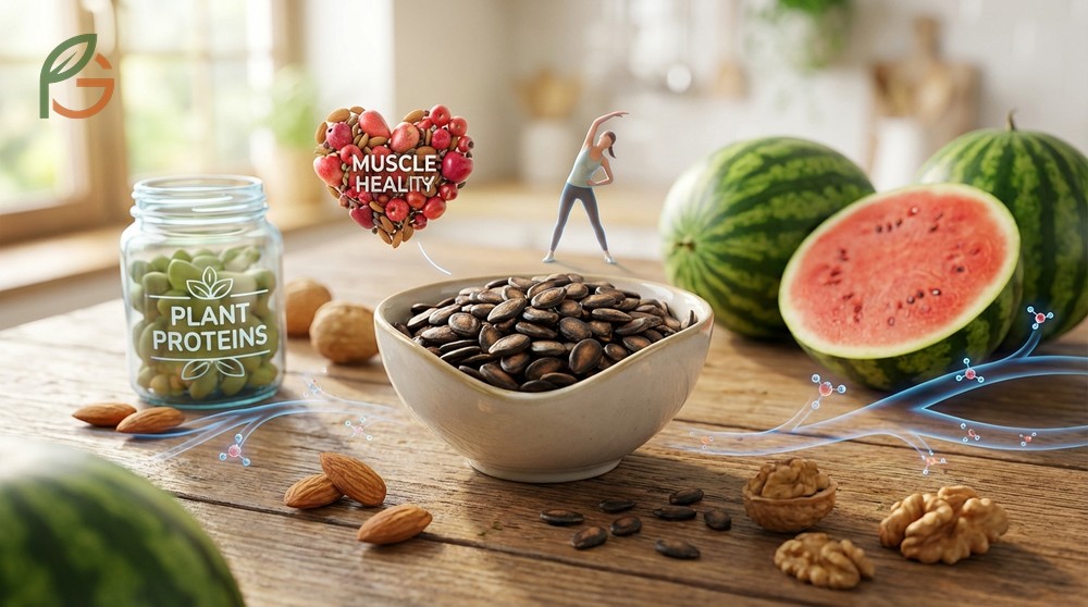 Benefits of watermelon seeds include 146mg of magnesium and zinc support for immune health.