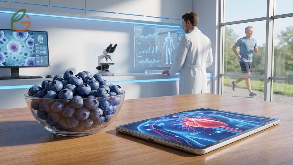 Blueberry benefits for male health supporting cardiovascular function and reducing oxidative stress in active men.