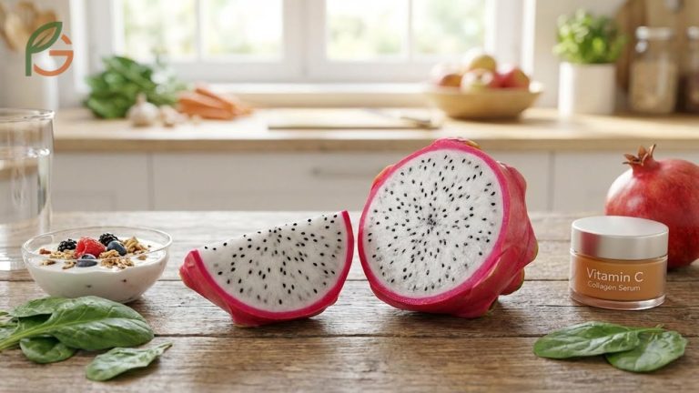 Dragon fruit benefits for female health include 2.9g of fiber and 2.5mg of vitamin C per serving for wellness.