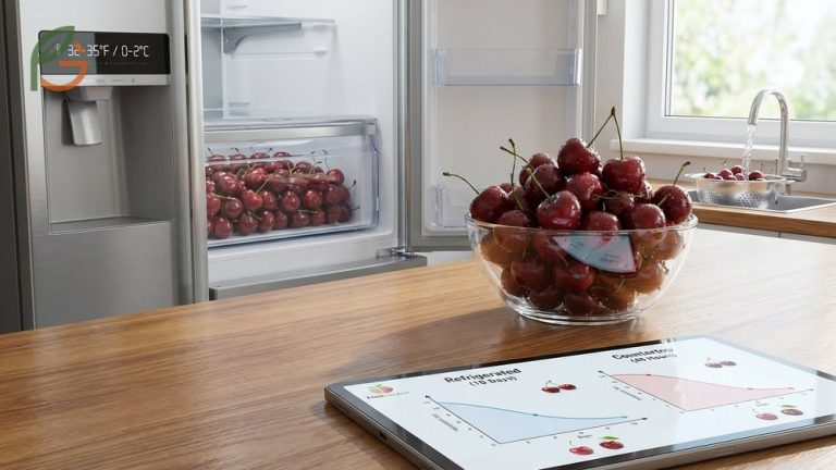 How to store cherries correctly involves keeping them cold at 32 degrees Fahrenheit to extend shelf life up to three times.