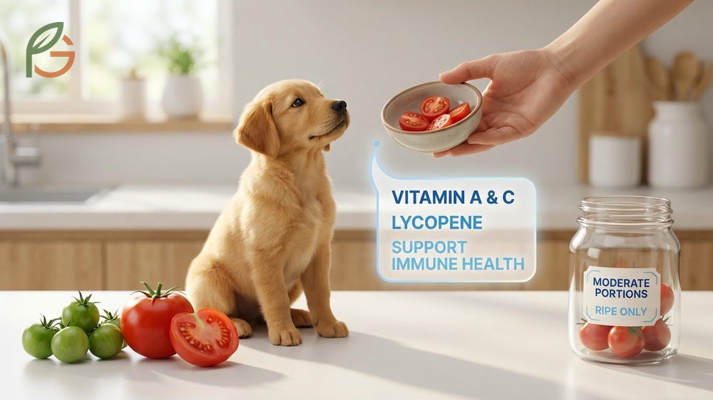 Are cherry tomatoes bad for dogs if consumed in large amounts causing digestive upset.