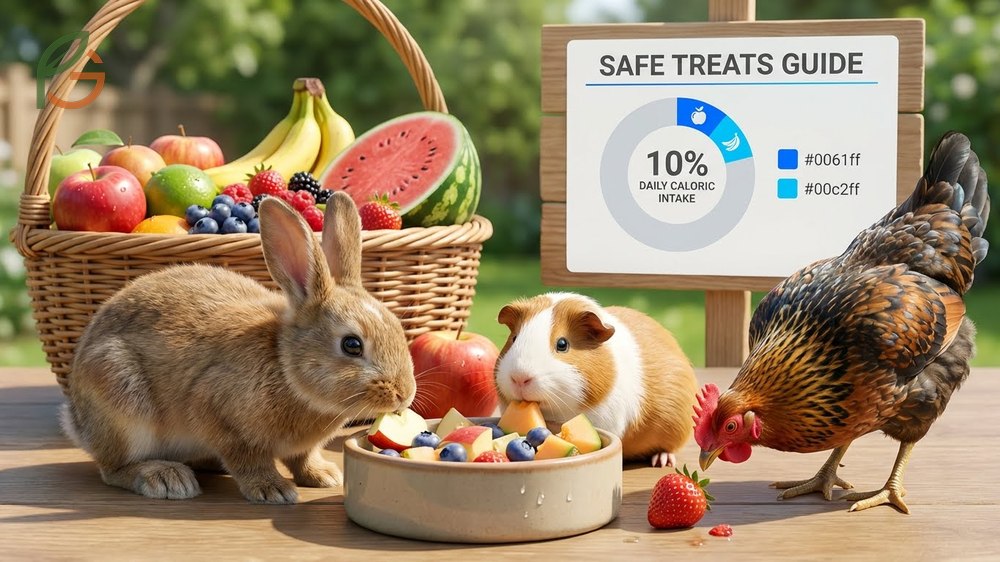Safe fruits for small pets guidelines suggest removing seeds and pits before feeding to prevent choking hazards.