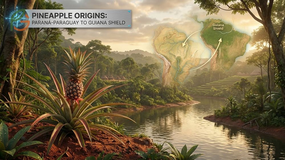 Where Did the Pineapple Plant Originate tracing back to the Parana-Paraguay River drainages in South America.