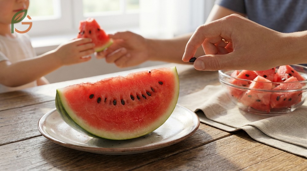 Are watermelon seeds safe to eat facts confirming they pass through digestion without germination.