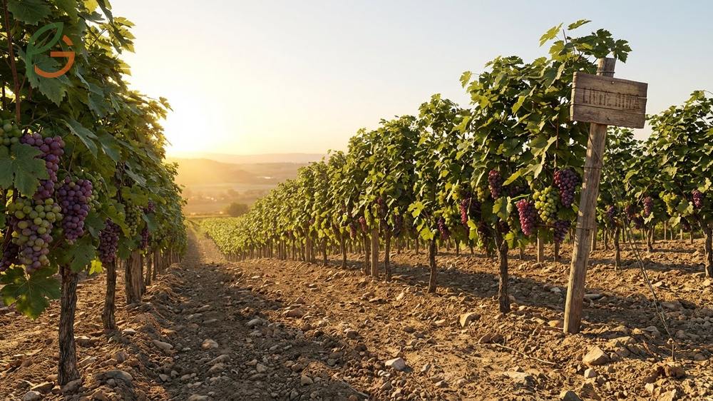 How to grow grapes by testing for well-drained loamy soil with a pH between 5.5 and 7.0 for optimal root health.