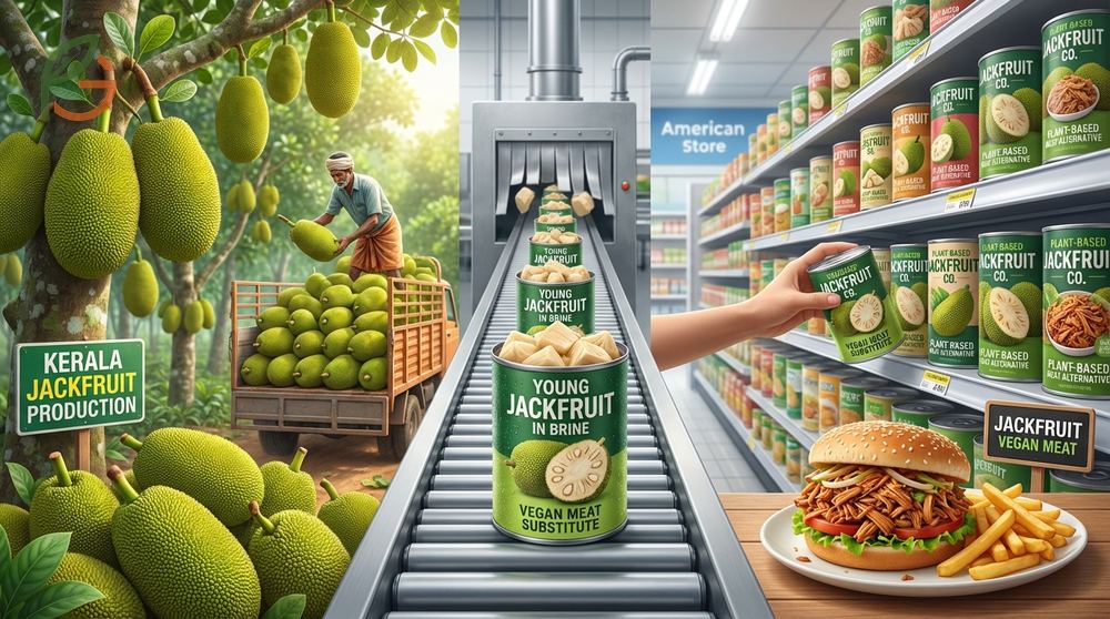 Jackfruit vegan meat made from canned young jackfruit provides a convenient and consistent texture without the hassle of fresh preparation for quick family dinners.
