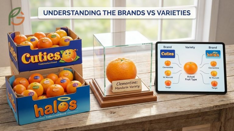 Cuties vs Clementines explanation clarifies that Cuties is a brand name while Clementine is a fruit variety.