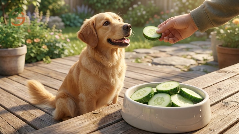 Can dogs eat cucumbers as a crunchy low-calorie snack that promotes hydration in hot weather.