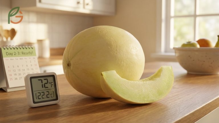 How to ripen honeydew melon quickly at home using temperature control and natural ethylene methods.