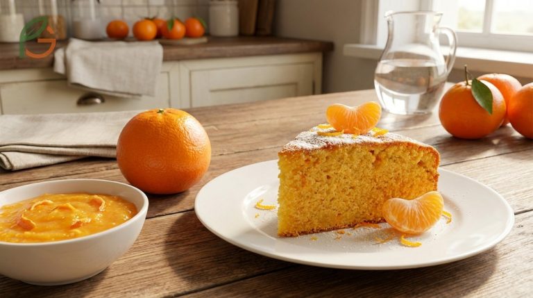 Mandarin orange cake recipe essentials include 3-5 whole mandarins and 8 egg yolks for a rich and moist structure.
