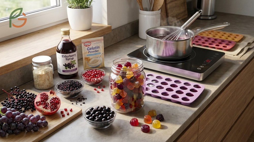 Homemade gummy recipe variations include vegan options using agar powder or adding fruit juices for kid friendly flavors.
