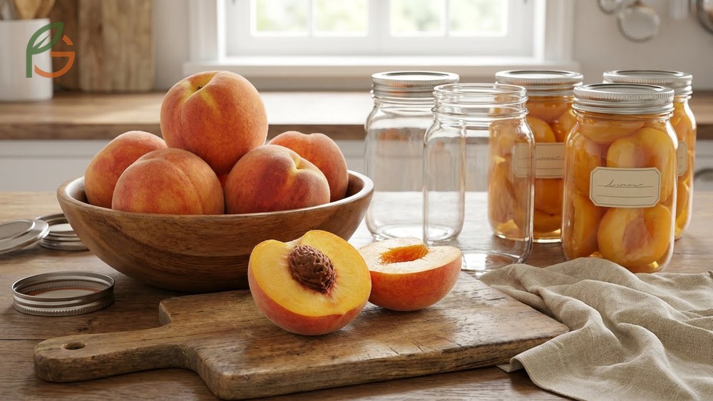 Best peach varieties for canning include Elberta and Cresthaven for their firm texture and ease of pit removal in home kitchens.