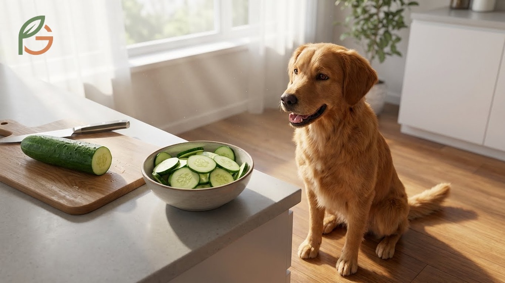 Can dogs eat cucumber skin safely if washed to remove wax and pesticides before serving.