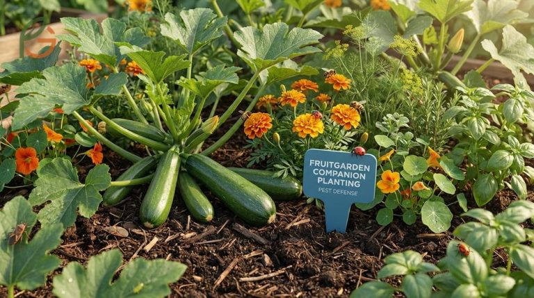 Companion plants for zucchini create natural pest barriers that reduce insect damage by seventy-three percent for better yields.