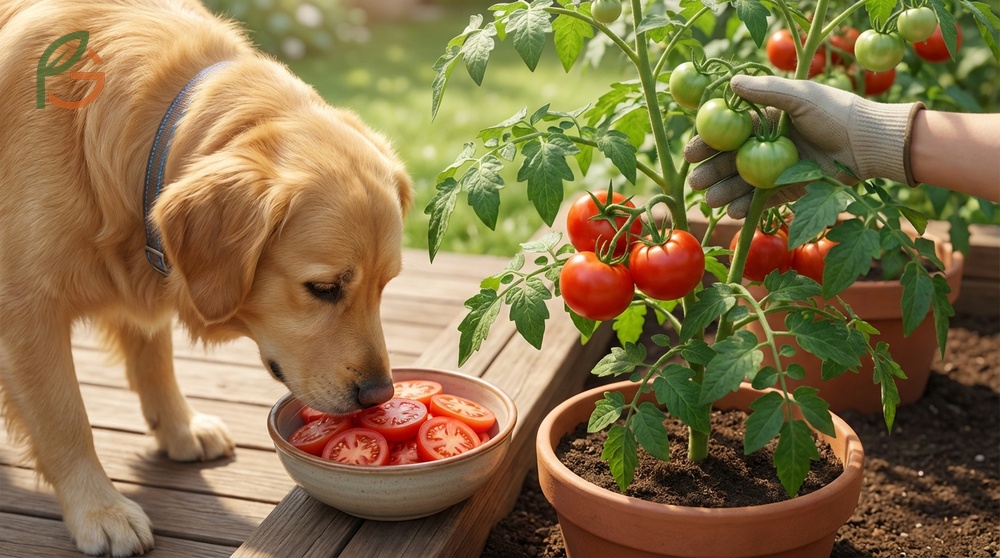 Are tomatoes bad for dogs overview listing toxic stems leaves and green fruit containing tomatine.