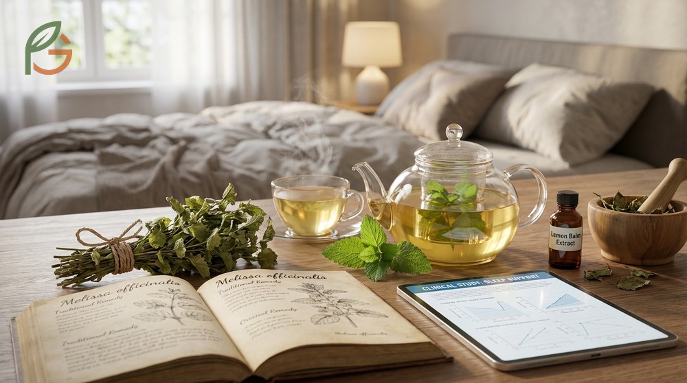 What is lemon balm good for including sleep support and antiviral properties confirmed by clinical research.