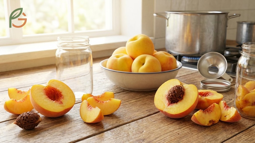 Freestone canning peaches allow clean pit separation which reduces preparation time by nearly half compared to clingstone types.