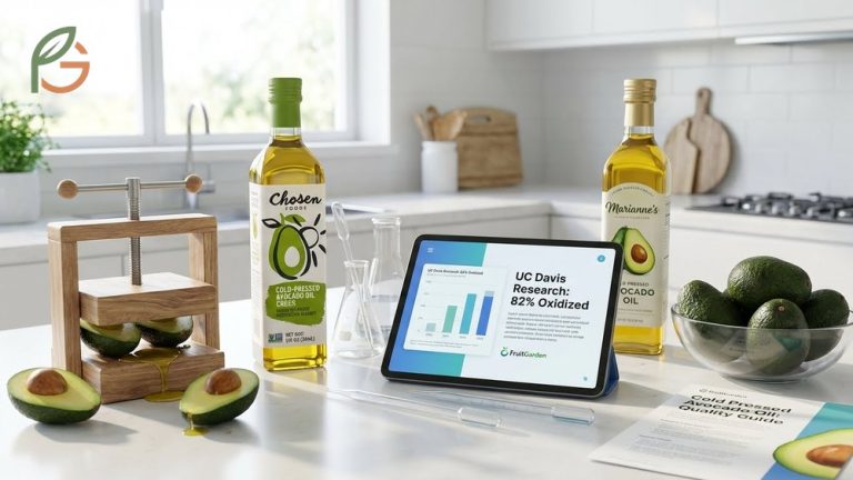 Cold pressed avocado oil guide covering best brands, price comparisons, and quality purity tests.